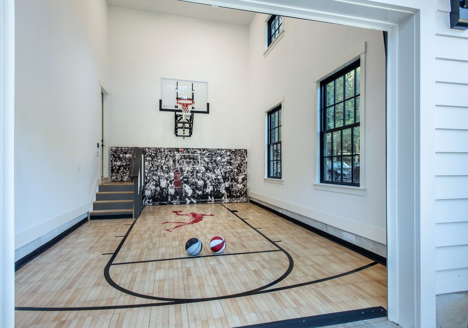 design home studios - custom home builder Wayne pa - indoor basketball court