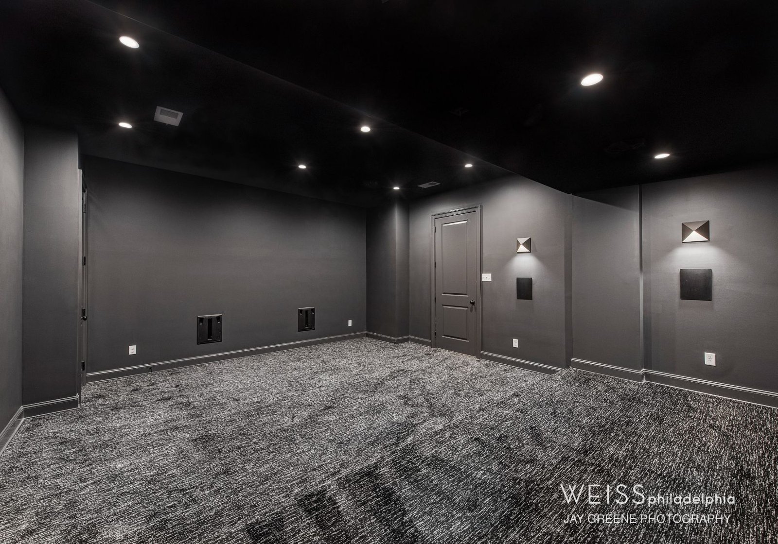 Sudbury - movie theater room - custom home builder Wayne pa - design home studios